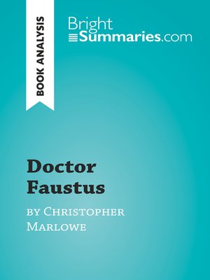 cover image of Doctor Faustus by Christopher Marlowe (Book Analysis)